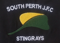 South Perth JFC Embroidery Sample